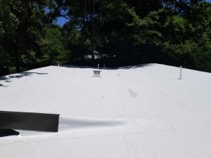 Residential flat roof repair and replacement. Utilize the cost effective, energy efficient single ply roof.