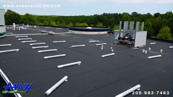 SKG Roof Repair Staging